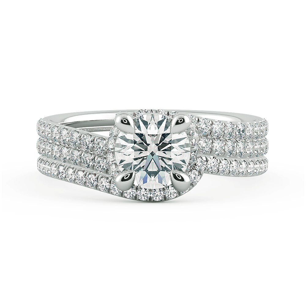 Abbraccio Ladies Engagement Ring