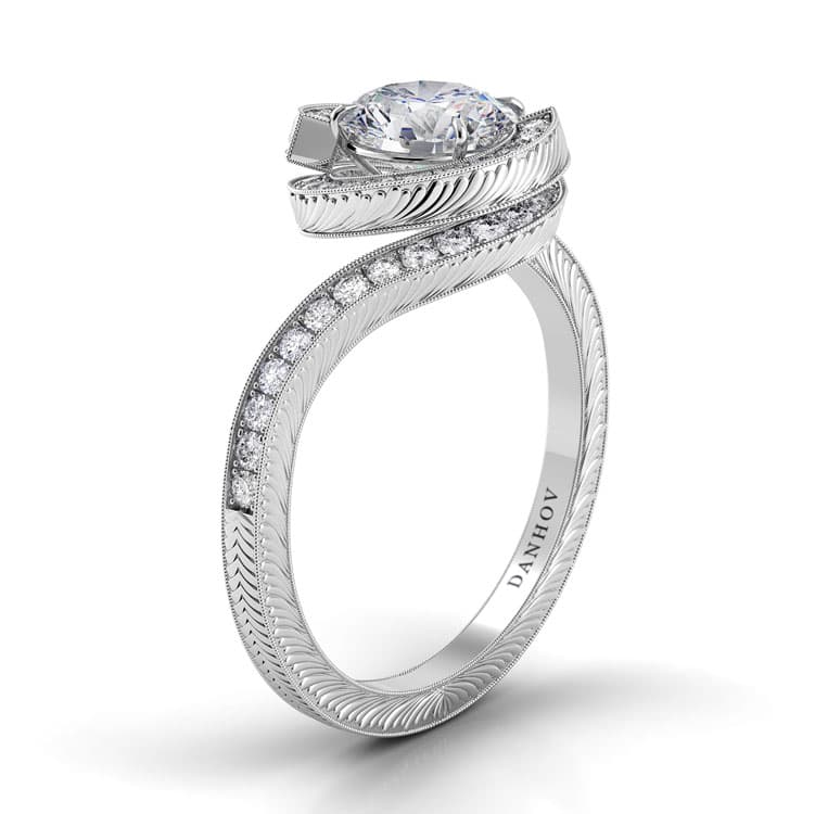 Abbraccio Vintage Engagement Ring