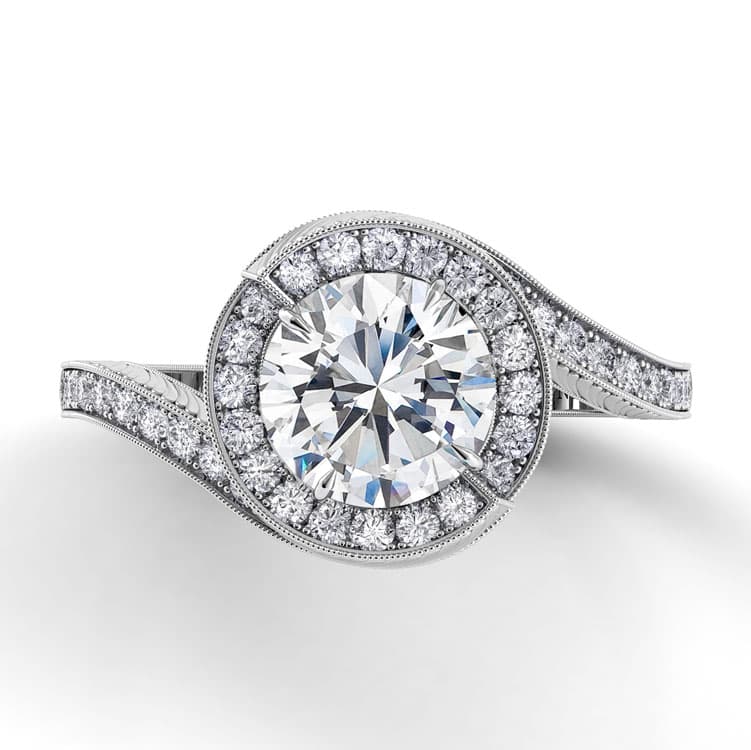 Abbraccio Vintage Engagement Ring