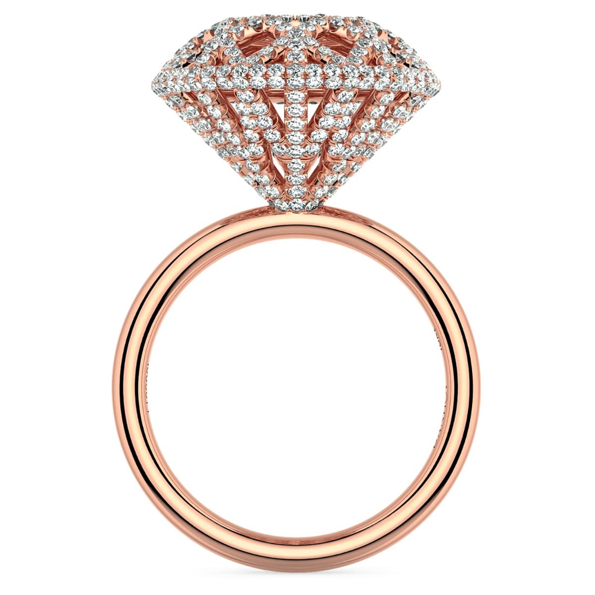 Diamante Round Fine Ring