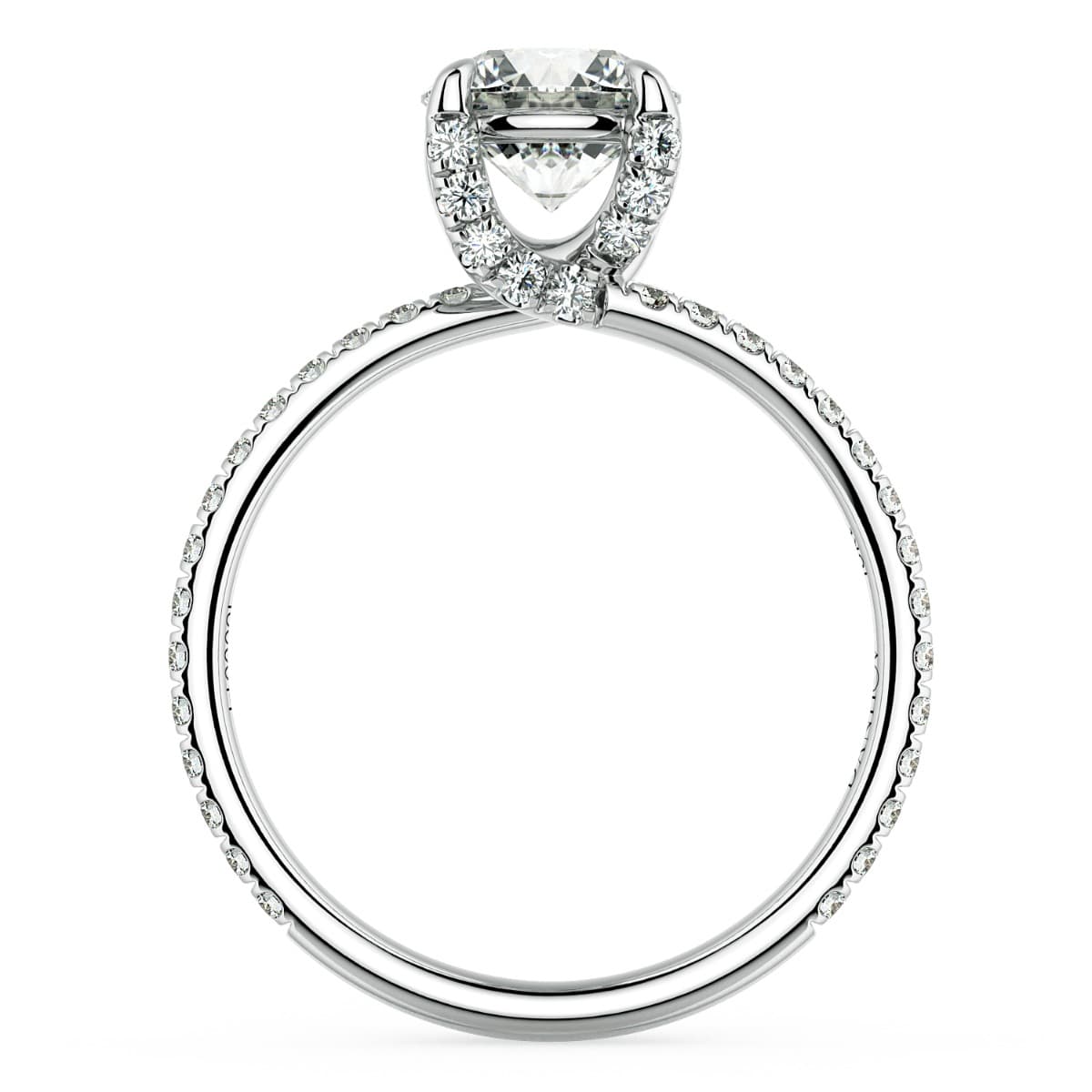 Eleganza Swirl Diamond Ring