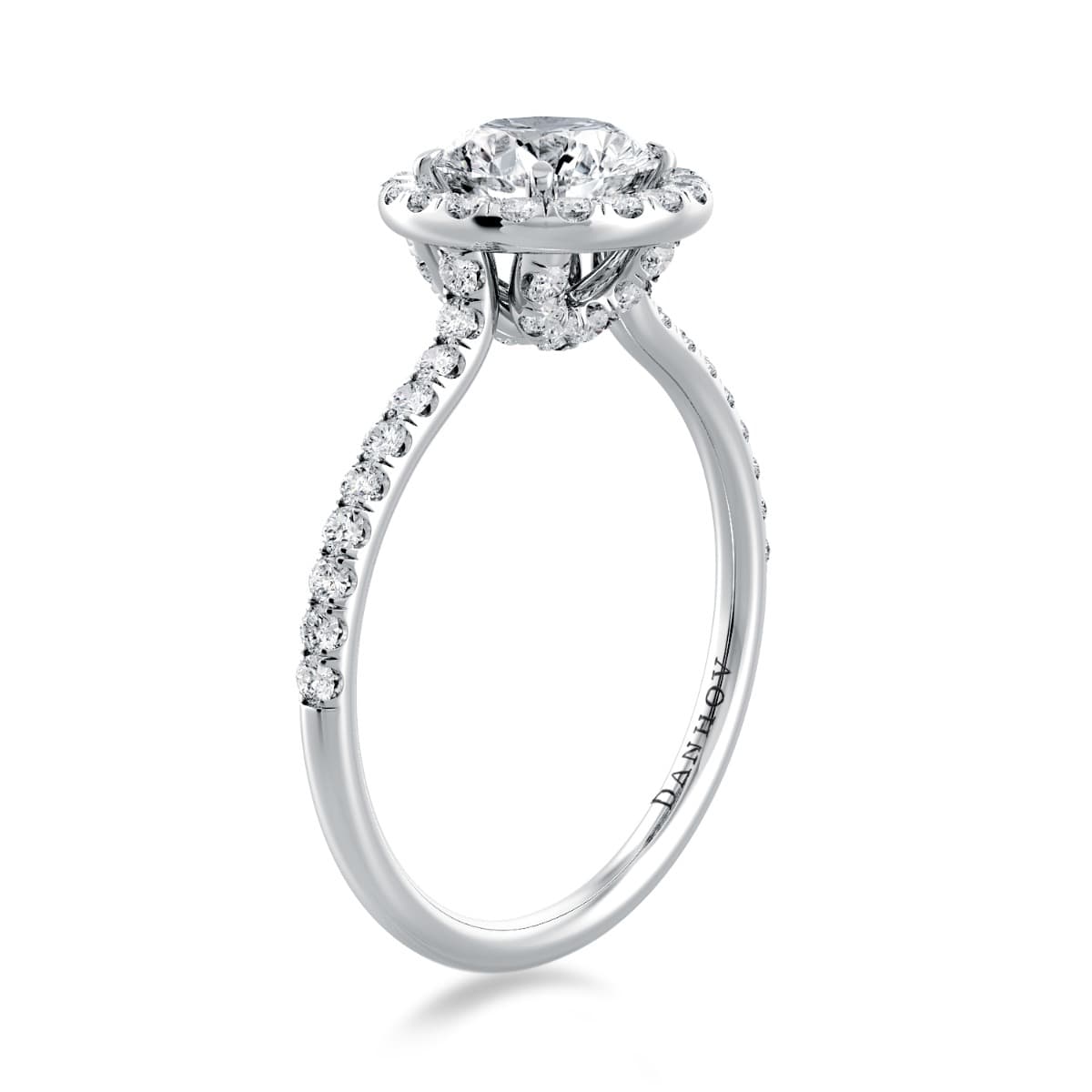 Per Lei Classic Halo Engagement Ring