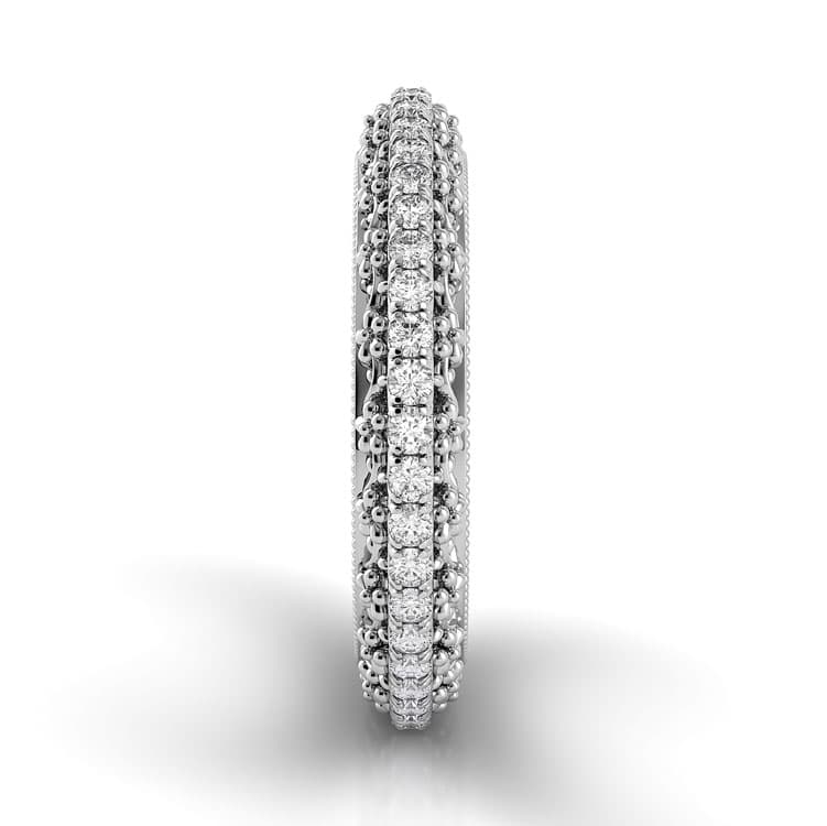 Petalo Floral Diamond Wedding Band