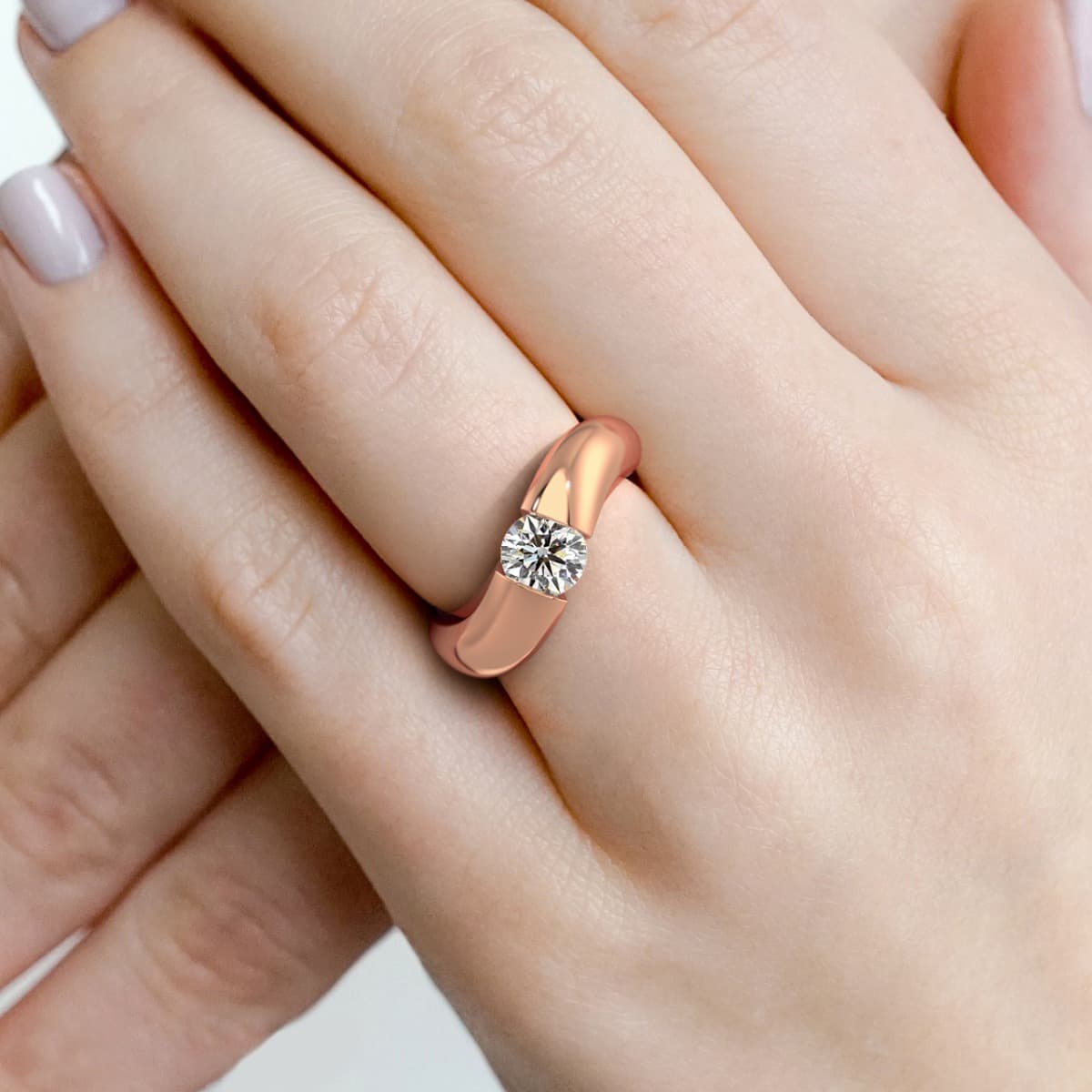 Tension Engagement Ring