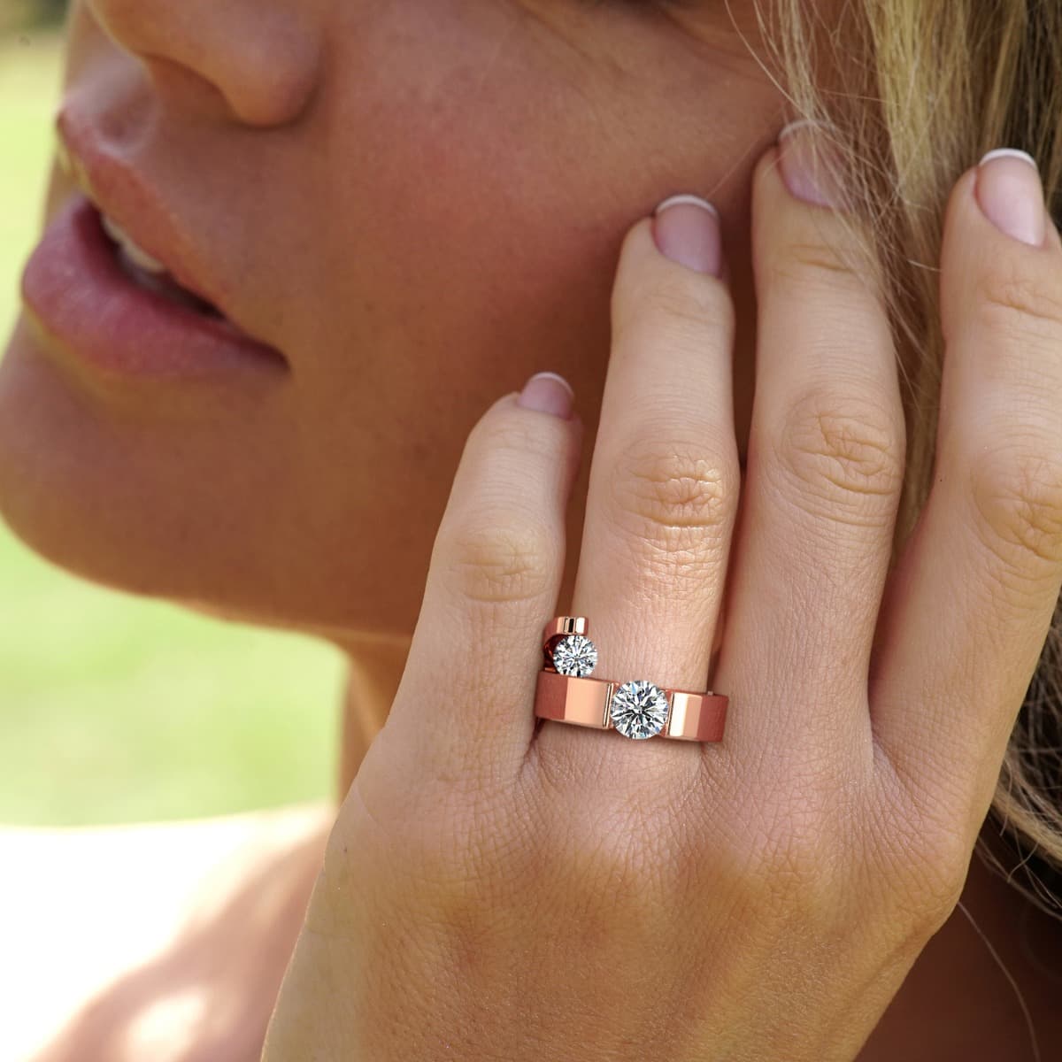 Tension Engagement Ring