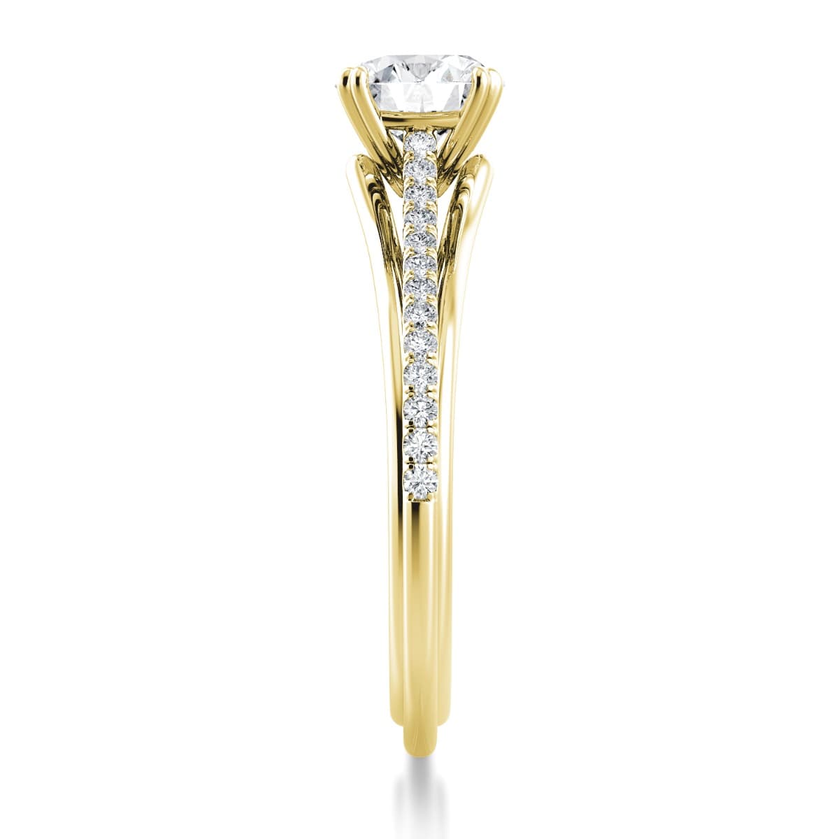 Unito Triple Shank Engagement Ring