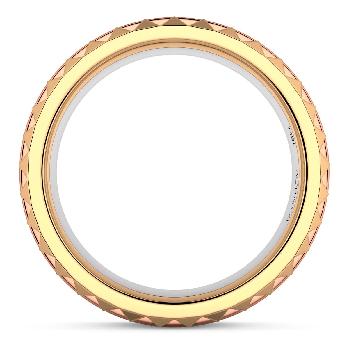 Fashion Band Four colors in one band in 14KT