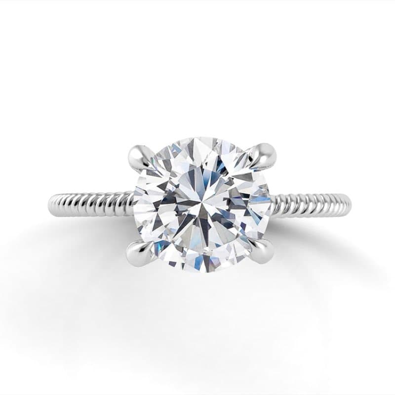 Eleganza Braided Engagement Ring
