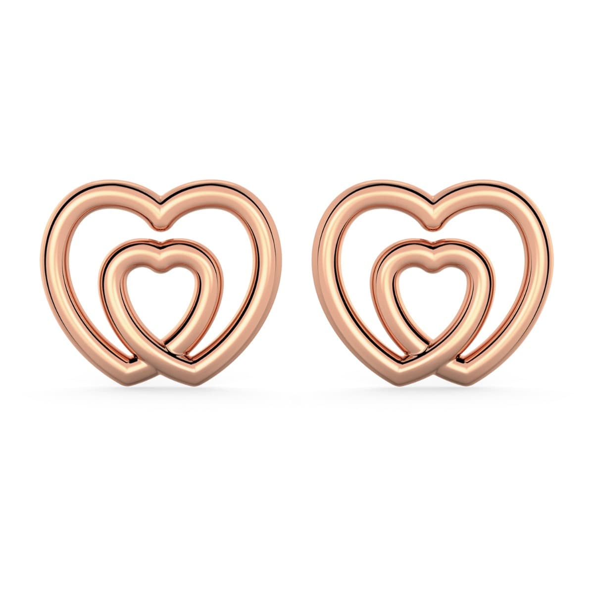 Norme de Double Heart Earrings