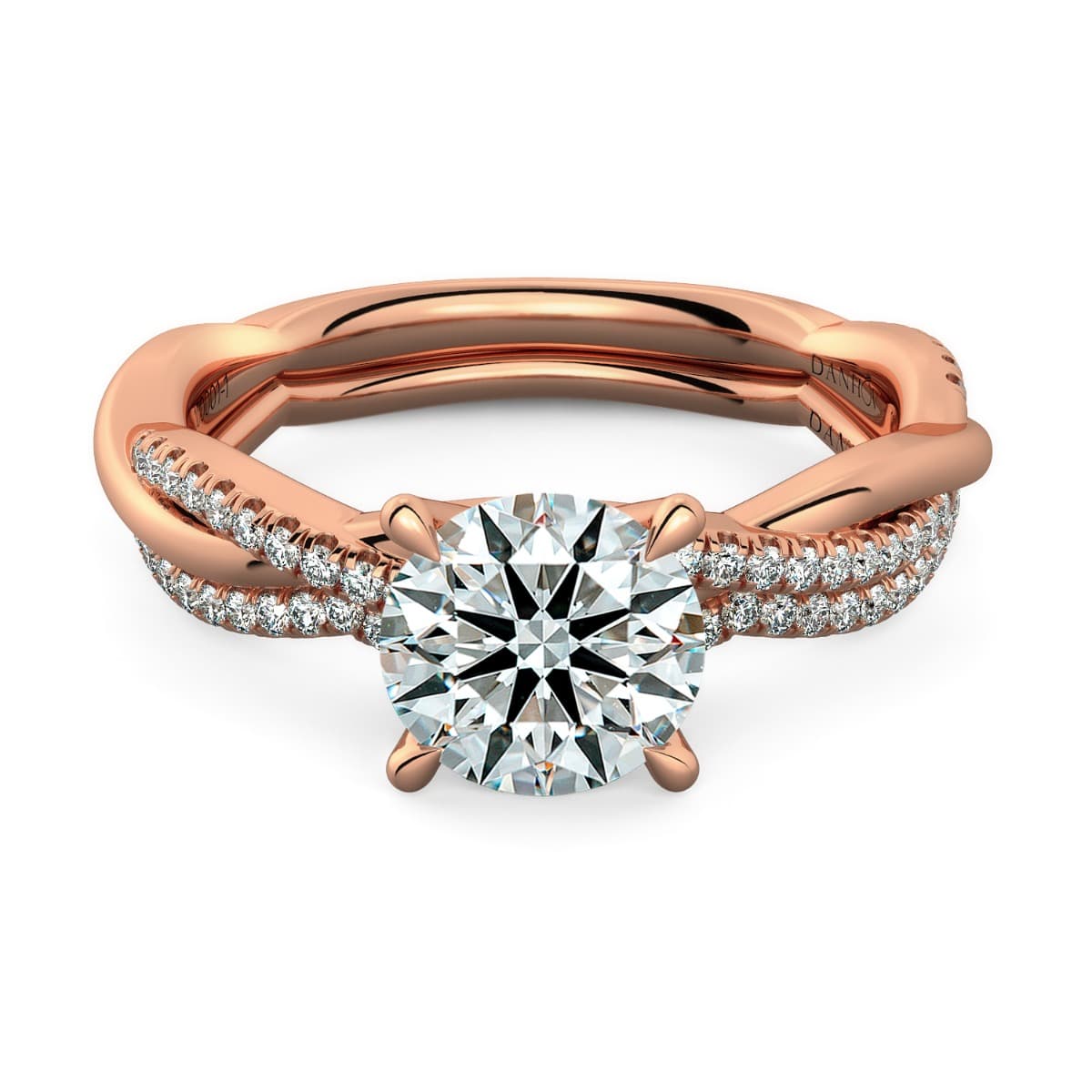 Norme De Petite Twisted Engagement Ring