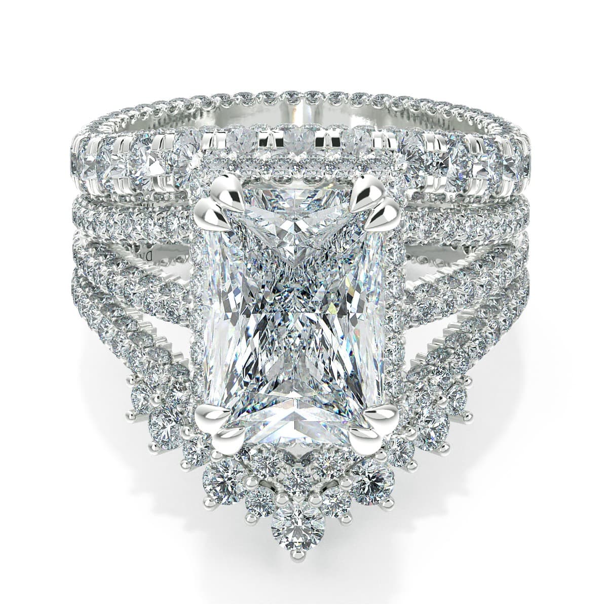 Norme de Radiant Diamond Engagement Ring