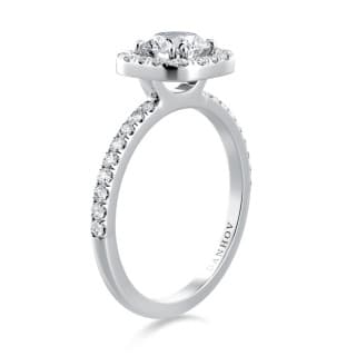 Per Lei Halo Engagement Ring