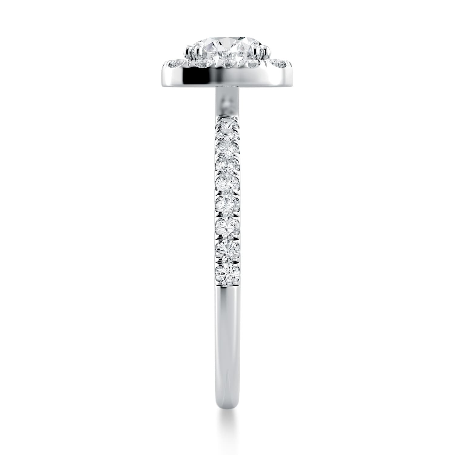 Per Lei Halo Engagement Ring