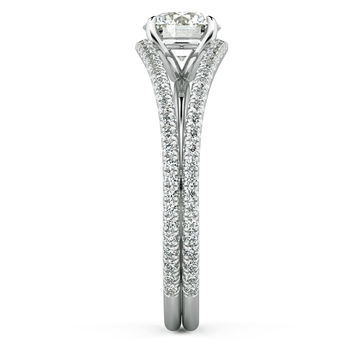 Per Lei Eagle Claw Prong Diamond Engagement Ring