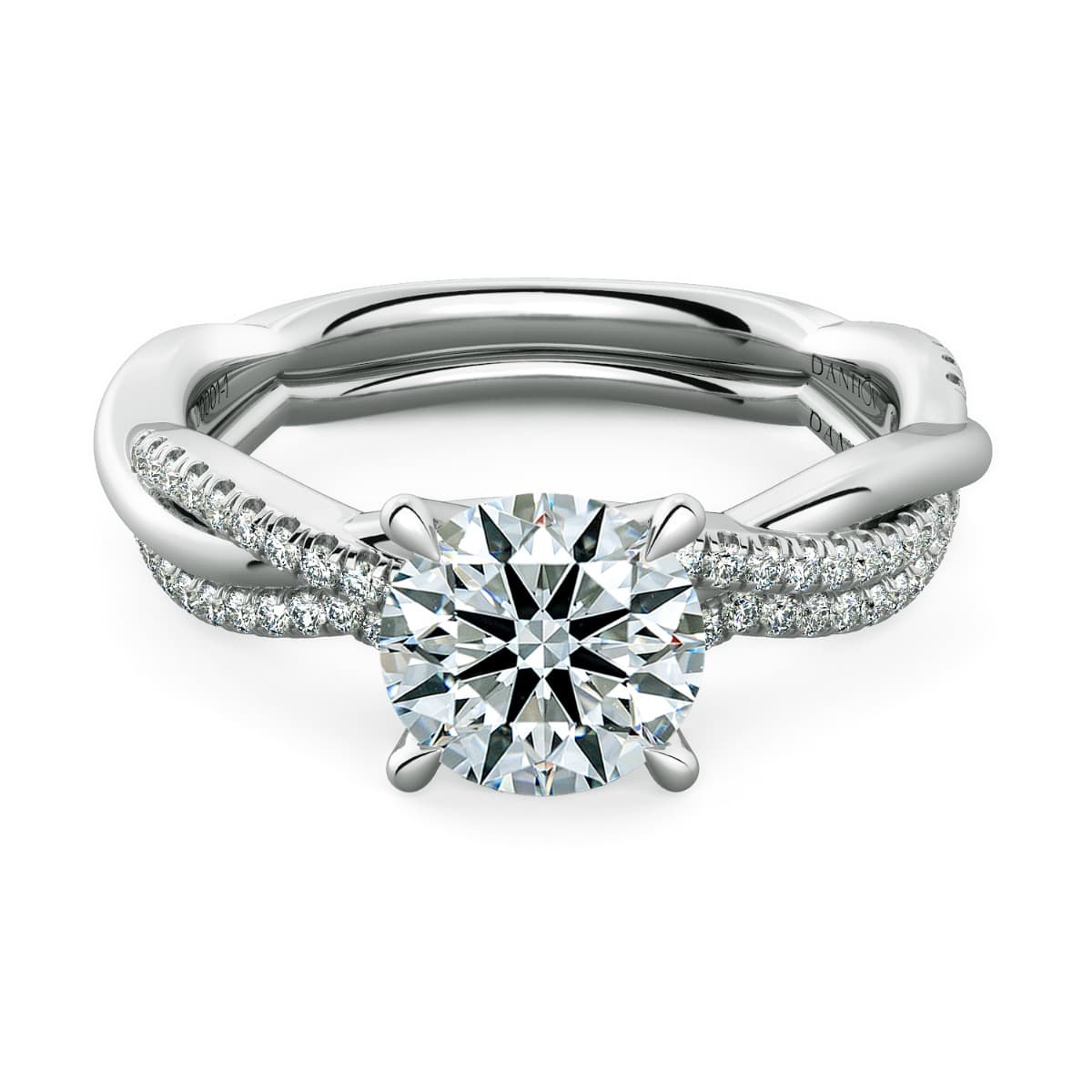 Norme De Petite Twisted Engagement Ring