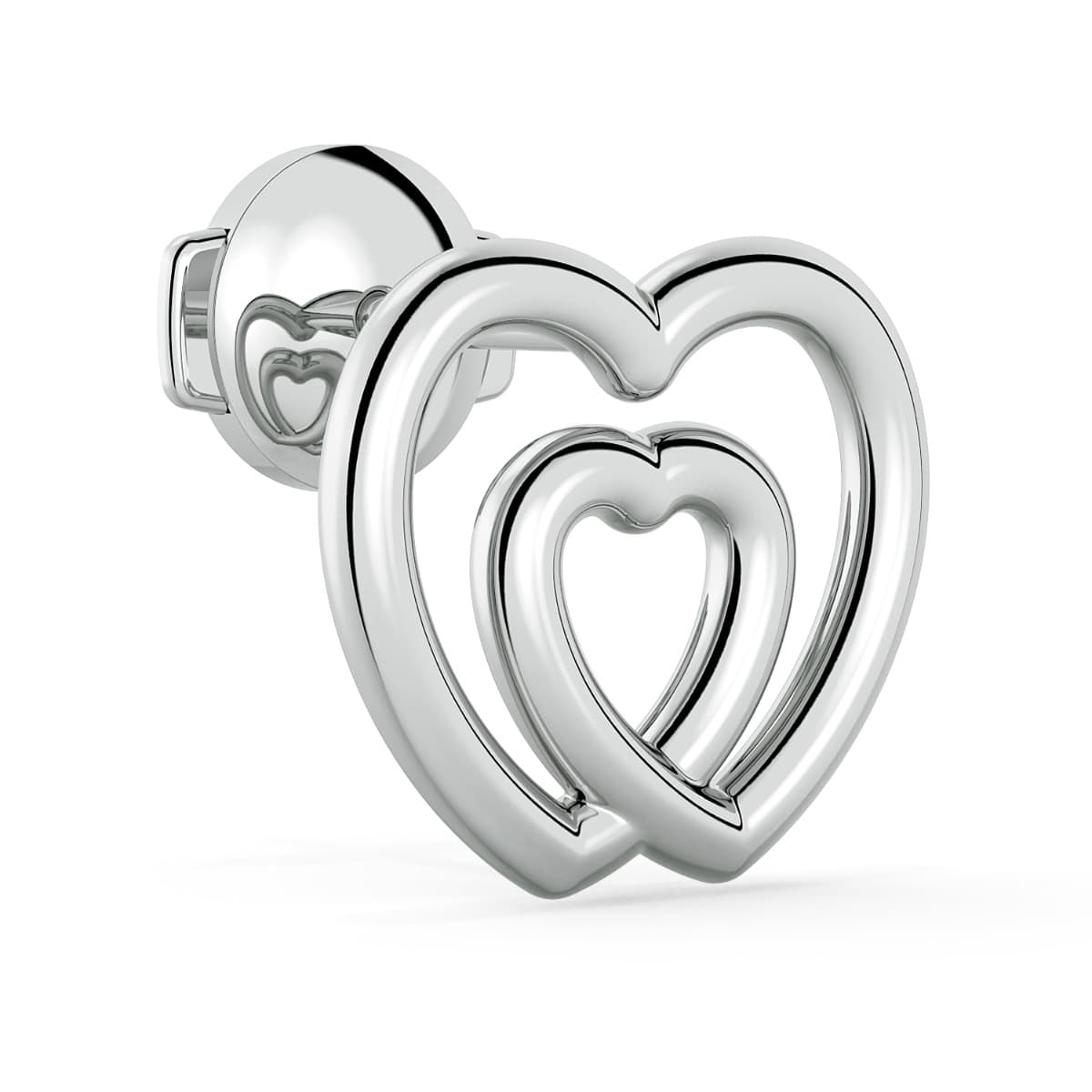 Norme de Double Heart Earrings