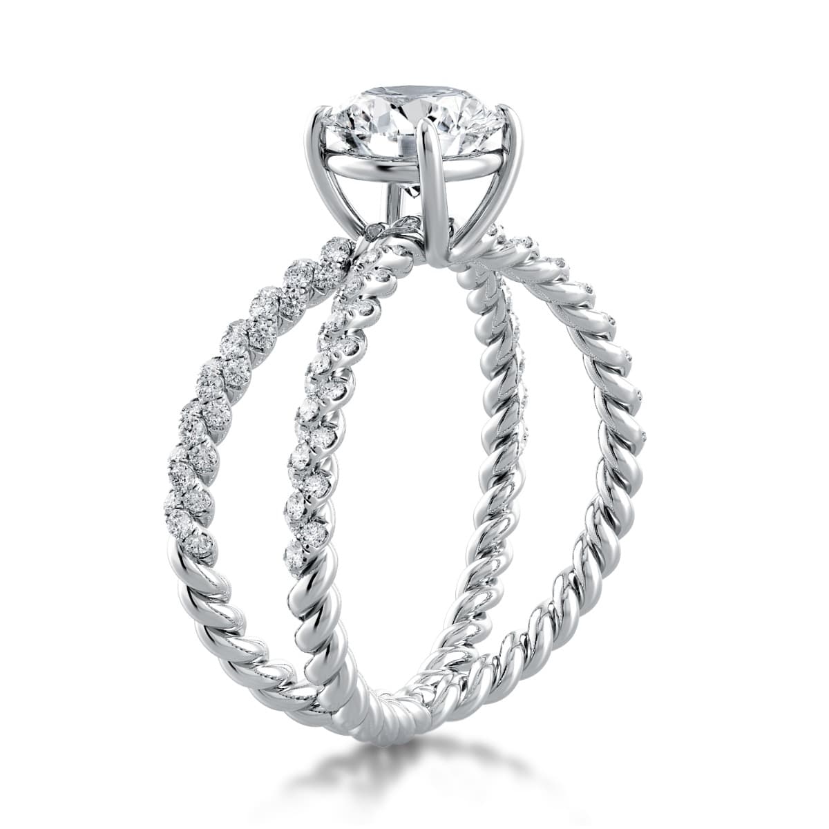 Eleganza One of a Kind Diamond Engagement Ring