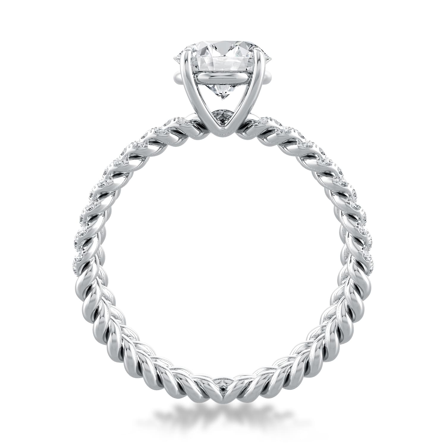 Eleganza One of a Kind Diamond Engagement Ring