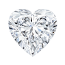 Heart cut diamond