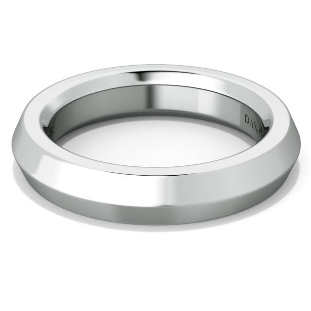 Danhov Classic Voltaggio Wedding Ring in 18k White Gold