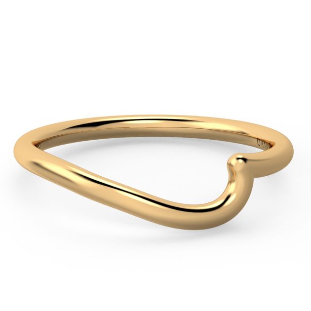 Danhov Abbraccio Wedding Band in 14k Yellow Gold
