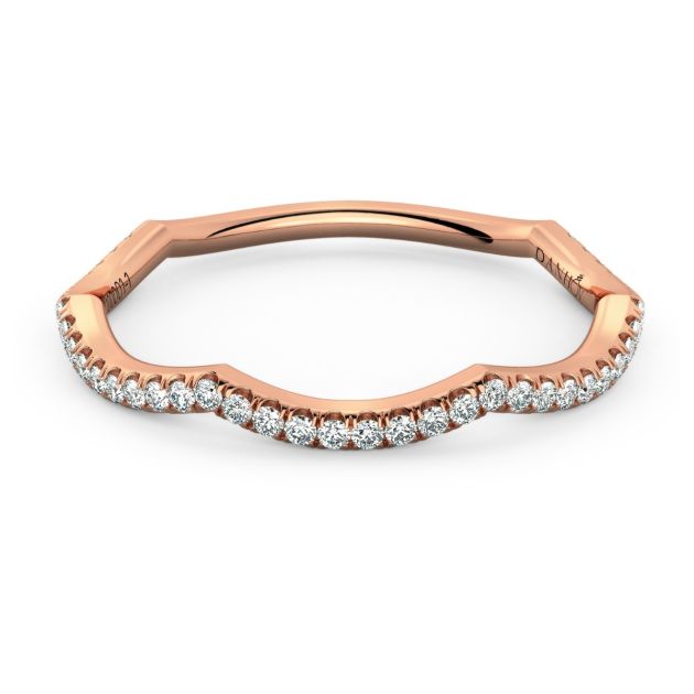Norme de Danhov Wedding Band in 14k Rose Gold