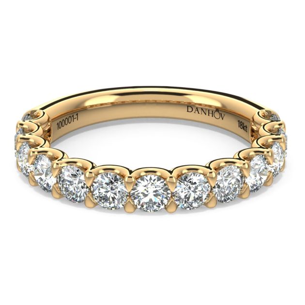 Norme Danhov  Wedding Band for Her in 18k Yellow Gold