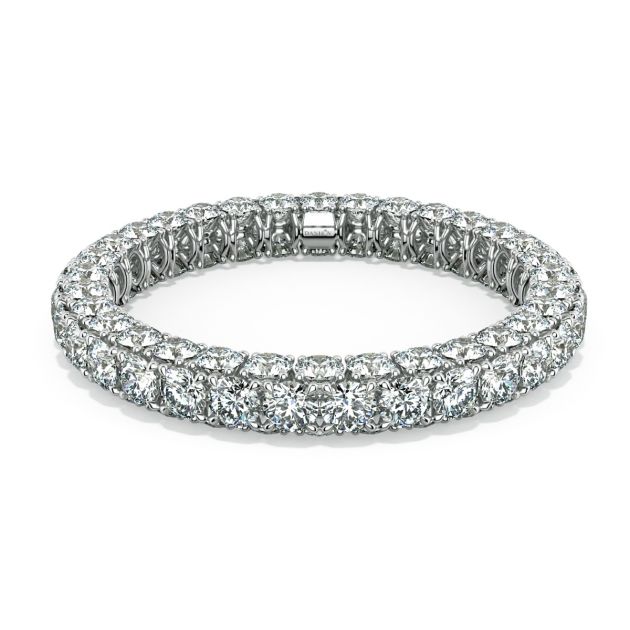 Danhov Eternita Diamond Wedding Band for Her in Platinum 