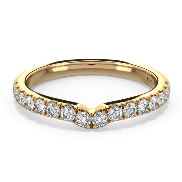 Danhov Classico Wedding Ring for Her in 14k Yellow Gold