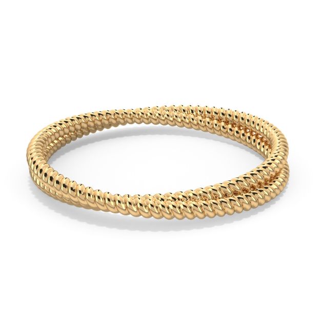 Danhov Eleganza Delicate Wedding Band in 18k Yellow Gold