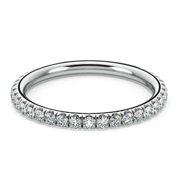 Norme de Danhov Wedding Band in 14k White Gold