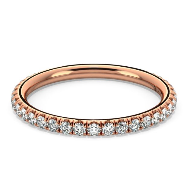 Norme de Danhov Wedding Band in 14k Rose Gold