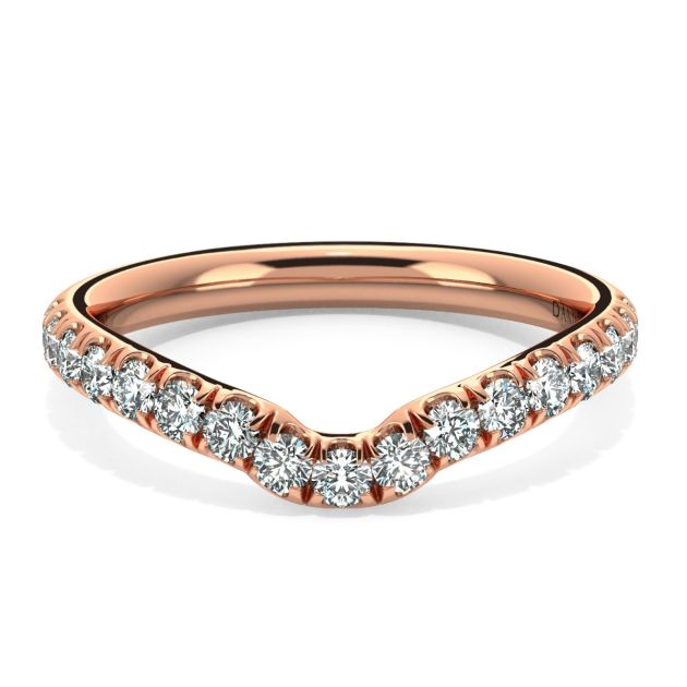 Norme de Danhov Wedding Band in 14k Rose Gold
