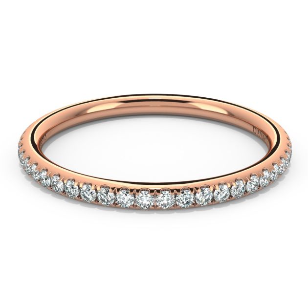 Norme de Danhov Wedding Band in 18k Rose Gold