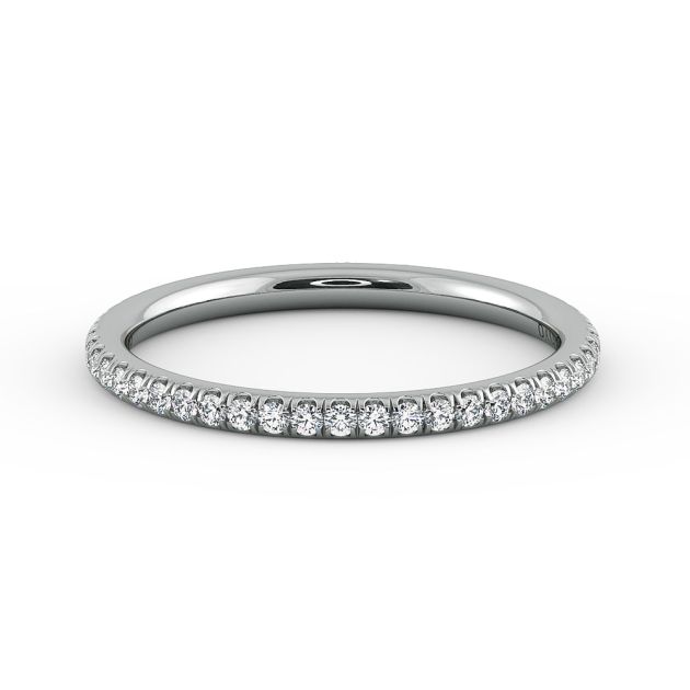 Norme de Danhov Wedding Band in Platinum