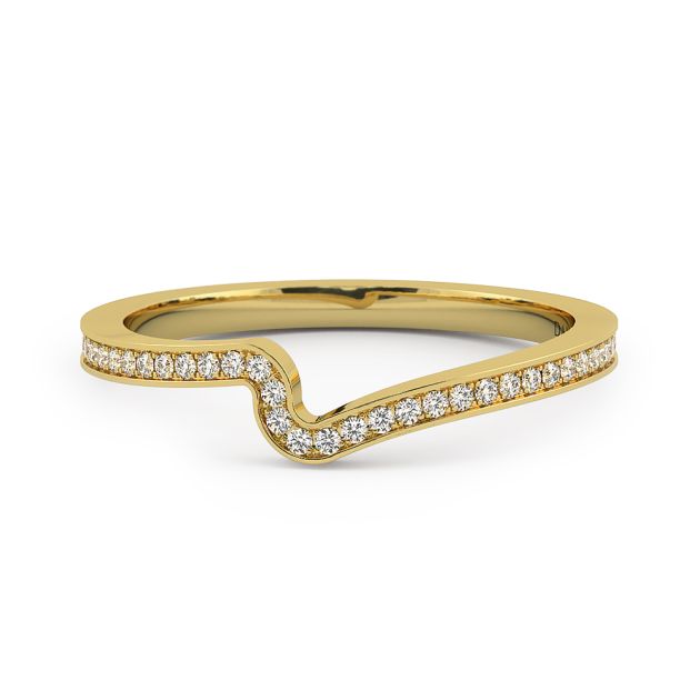 Danhov Eleganza Wedding Band in 14k Yellow Gold