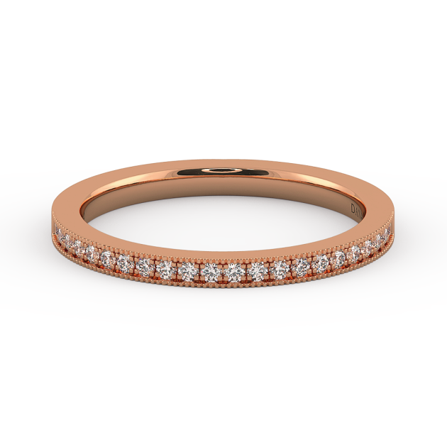 Danhov Per Lei Wedding Ring for Her in 18k Rose Gold