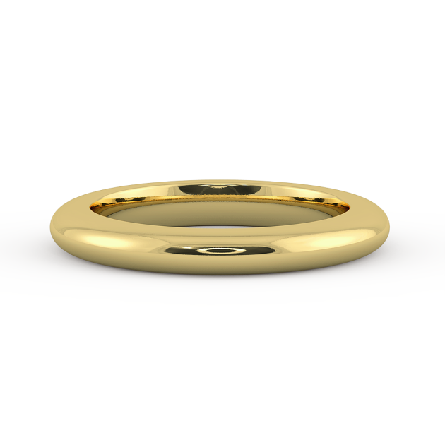 Danhov Classic Voltaggio Wedding Ring in 14k Yellow Gold