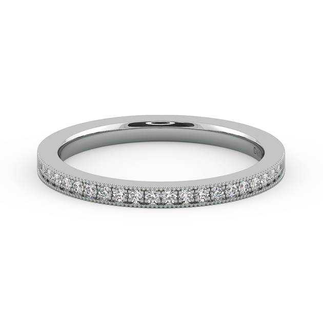 Danhov Per Lei Wedding Ring for Her in Platinum