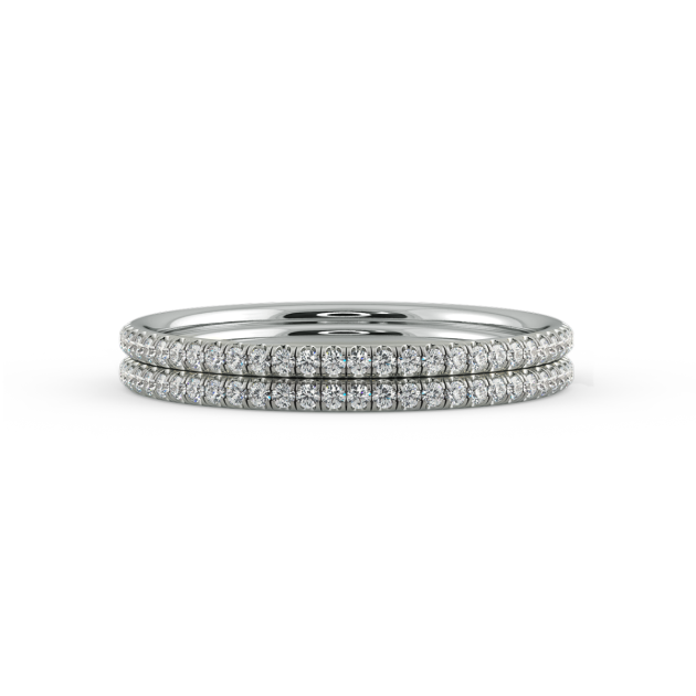 Danhov Per Lei Wedding Ring for Women in Platinum