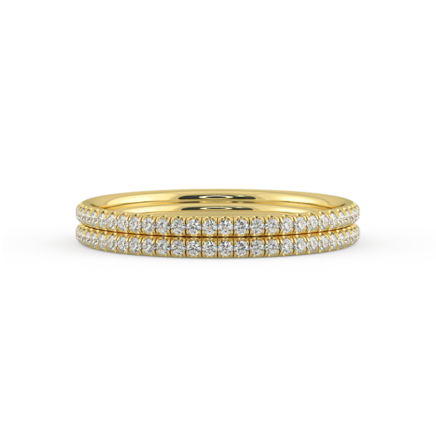 Danhov Per Lei Wedding Ring for Women in 14k Yellow Gold