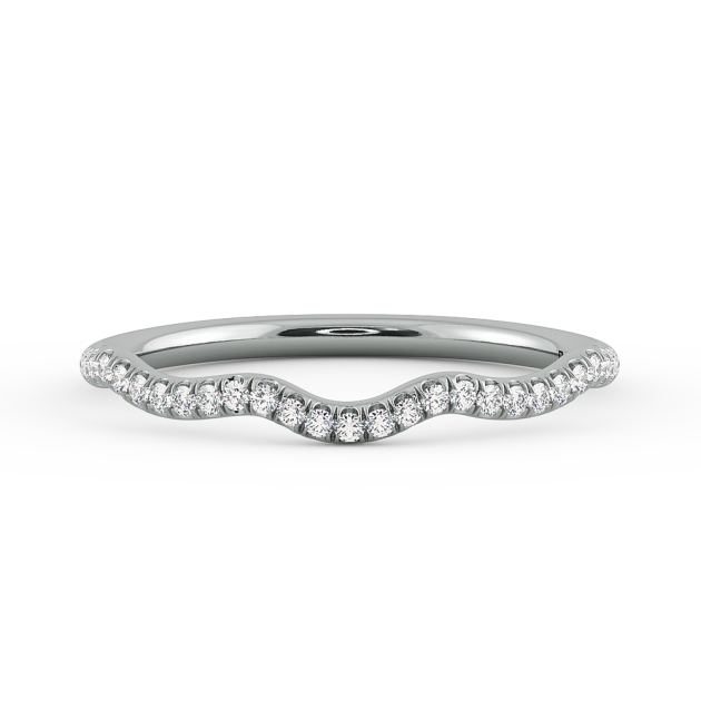 Danhov Solo Filo Wedding Band in Platinum 