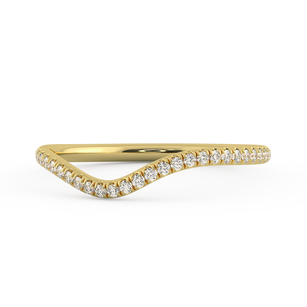 Danhov Solo Filo Wedding Band in 14k Yellow Gold
