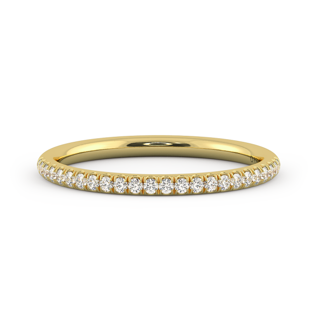 Danhov Classico Wedding Ring for Ladies in 18k Yellow Gold