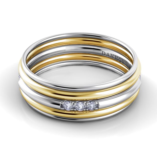Danhov Classico Round Wedding Band in 14k White Gold