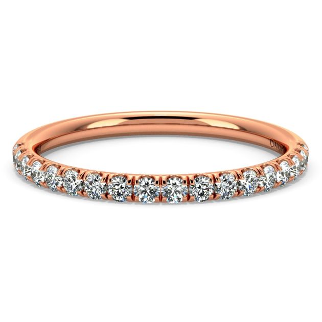 Norme de Danhov Wedding Band in 14k Rose Gold