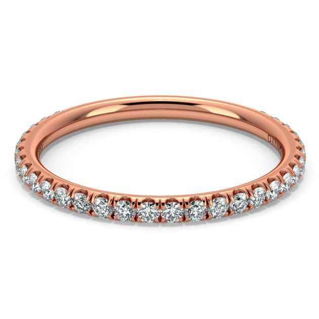 Norme de Danhov Wedding Band in 14k Rose Gold