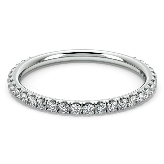 Norme de Danhov Wedding Band in Platinum