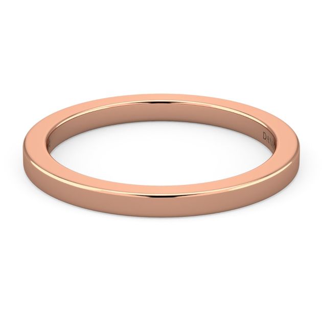 Danhov Classico Wedding Ring for Women in 14k Rose Gold