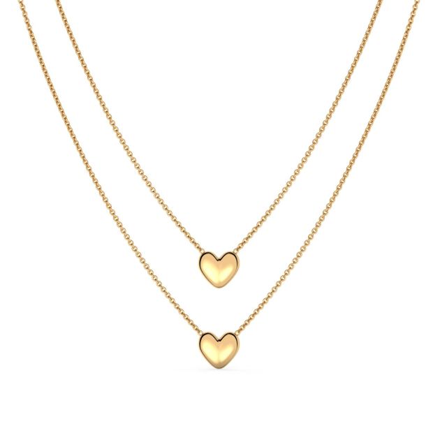 Heart Pendant in 18k Yellow Gold